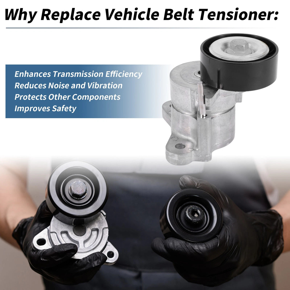 Belt Tensioner for Jeep Patriot 2007-2017 Metal 1 x Unit