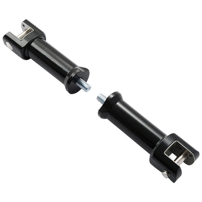 Driver & Passenger Footpegs Bracket for Harley Softail (2018-2025) Black