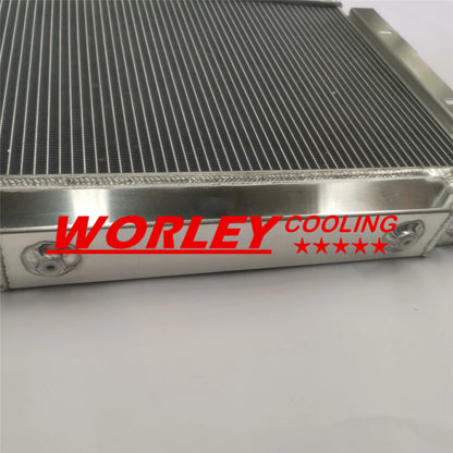 44mm Aluminum Radiator & Fan for Jeep CJ7 3.8L 4.2L 5.0L (1976-1986)