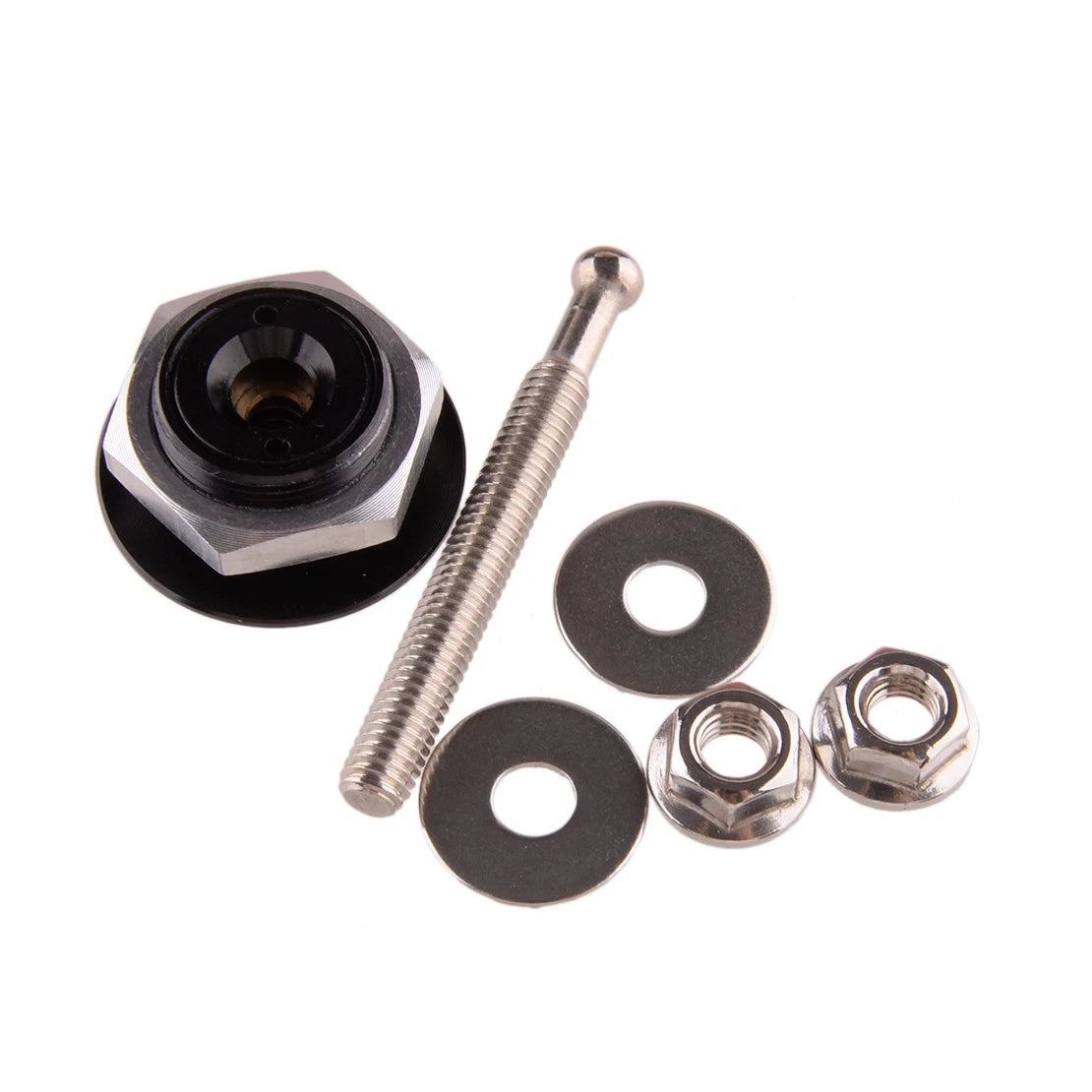 2 x Universal Car Quick Release Push Button Hood Lock Kit for Various Models