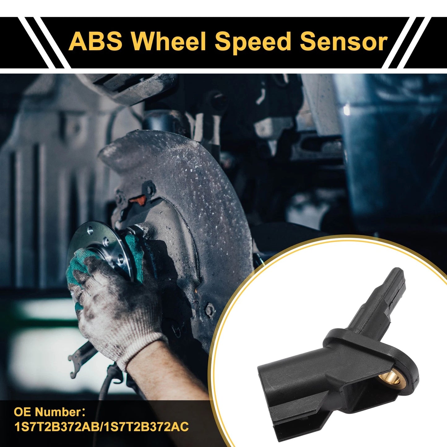 ABS Wheel Speed Sensor for Ford Mondeo (2000-2007) 1 x Left/Right Front