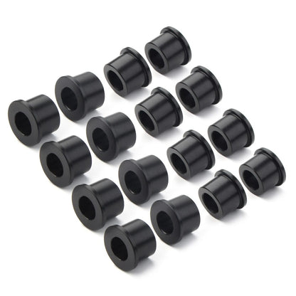 16 x A-Arm Bushing Black Delrin for Honda TRX400EX TRX400X (1999-2008)