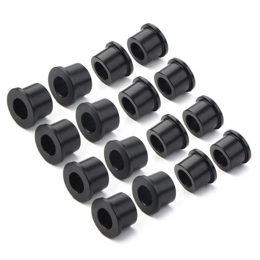 16 x A-Arm Bushing Black Delrin for Honda TRX400EX TRX400X (1999-2008)