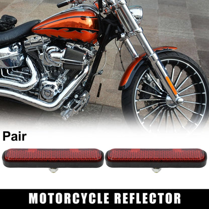Pair 2 x Front Fork Leg Reflector Reflective Sticker for Motorcycle Dirt Bike