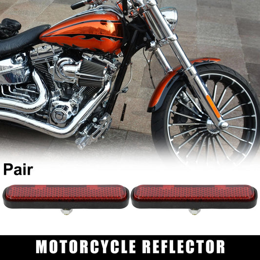 Pair 2 x Front Fork Leg Reflector Reflective Sticker for Motorcycle Dirt Bike