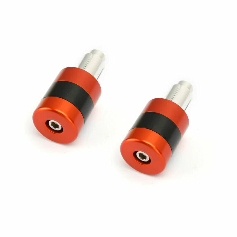 22mm Aluminum Orange Motorcycle Handlebar Weights for GE