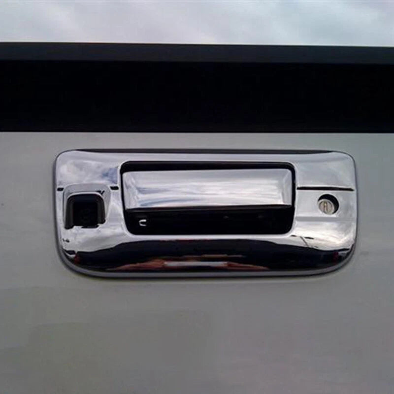 Chrome Tailgate Handle Cover Bezel Trim for 2007-2013 GMC Sierra & Chevy Silverado