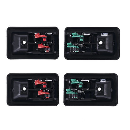 Inner Door Handle 4pcs Textured Black for Jeep Wrangler TJ (1997–2006)