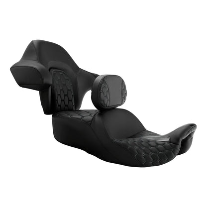 Seat Cushion Backrest for Harley Electra Glide FLHT (2014-2023)
