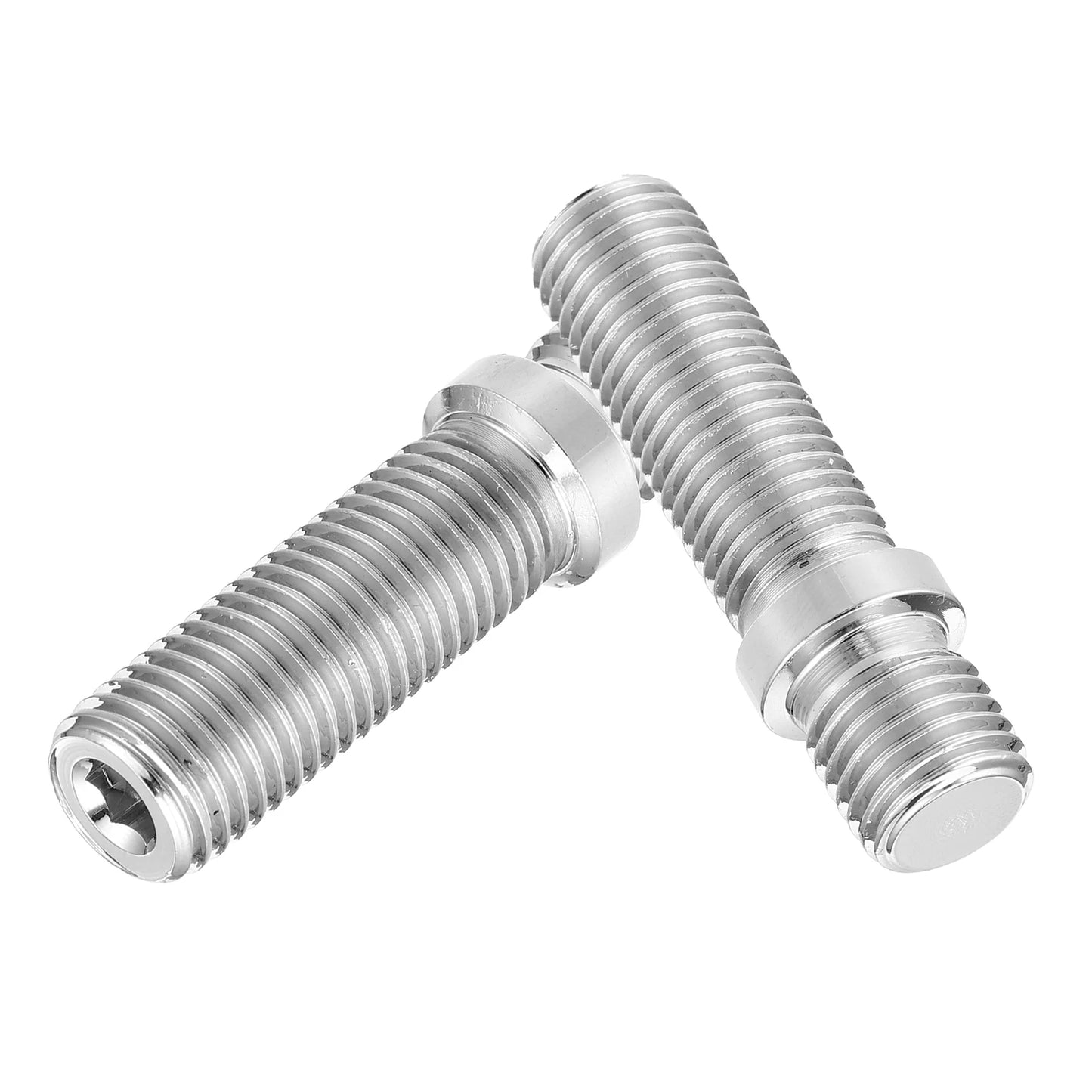 10 x M12x1.5 Car Wheel Studs for BMW (50mm, Silver Tone)
