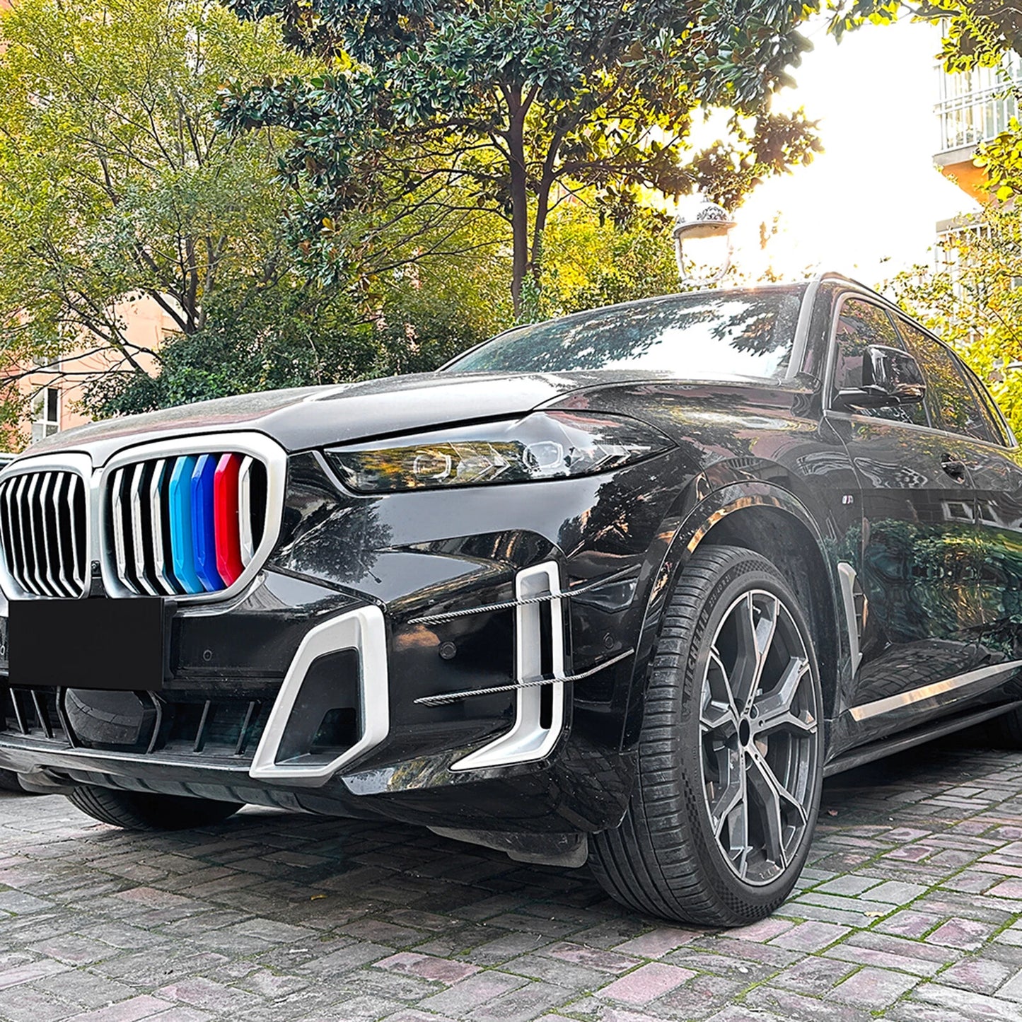 Carbon Look Front Side Air Vent Trim Cover for BMW X5 G05 (2023-2025)