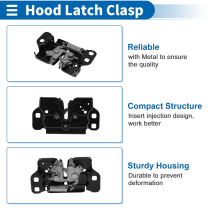 Hood Latch Assembly for Jeep Cherokee (2014-2022) 1 x Pc