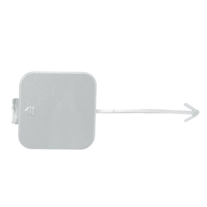 Rear Bumper Tow Hook Cover for Mercedes-Benz W221 (2007-2009) Silver Tone