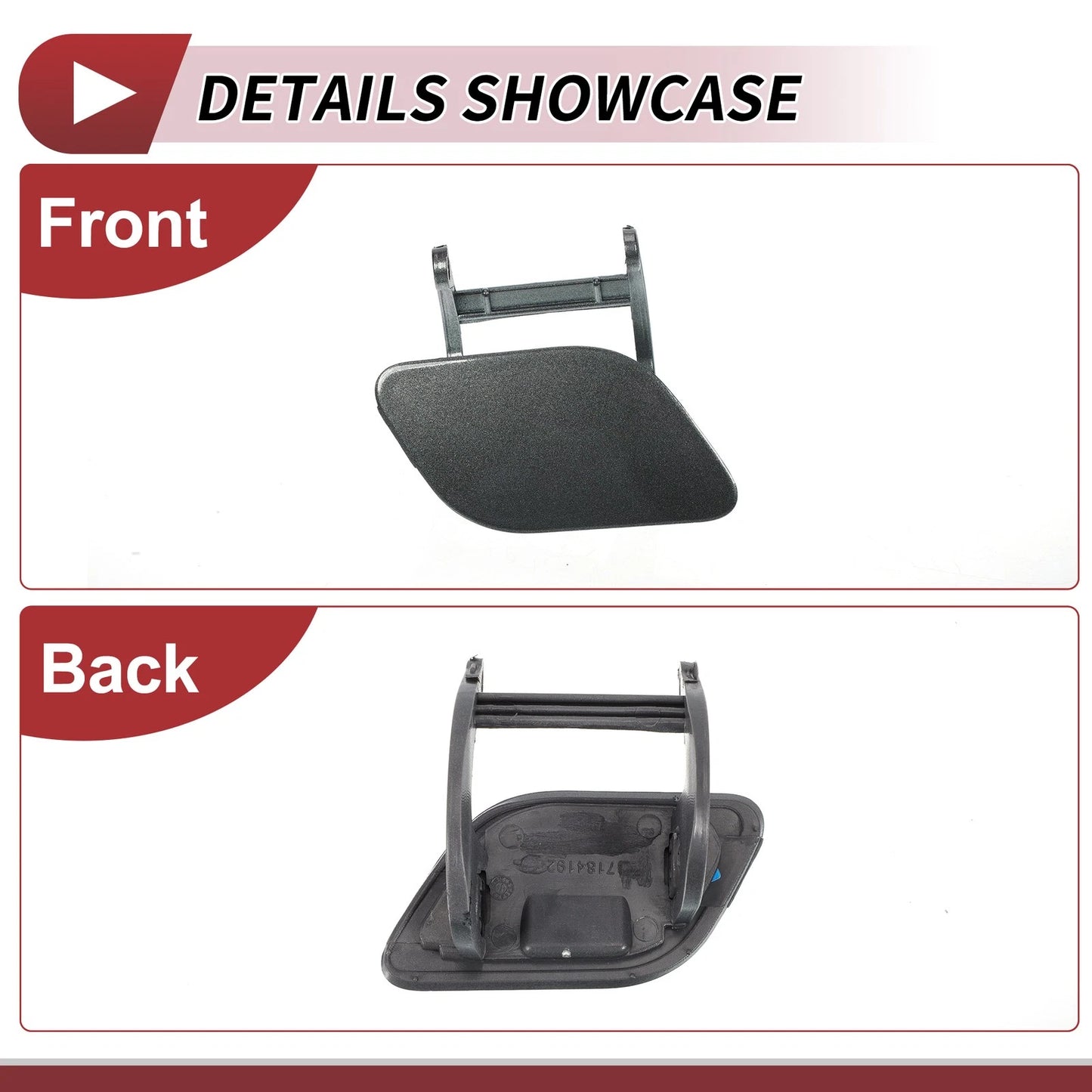 Washer Nozzle Cover for BMW 740i (2011-2015) Gray