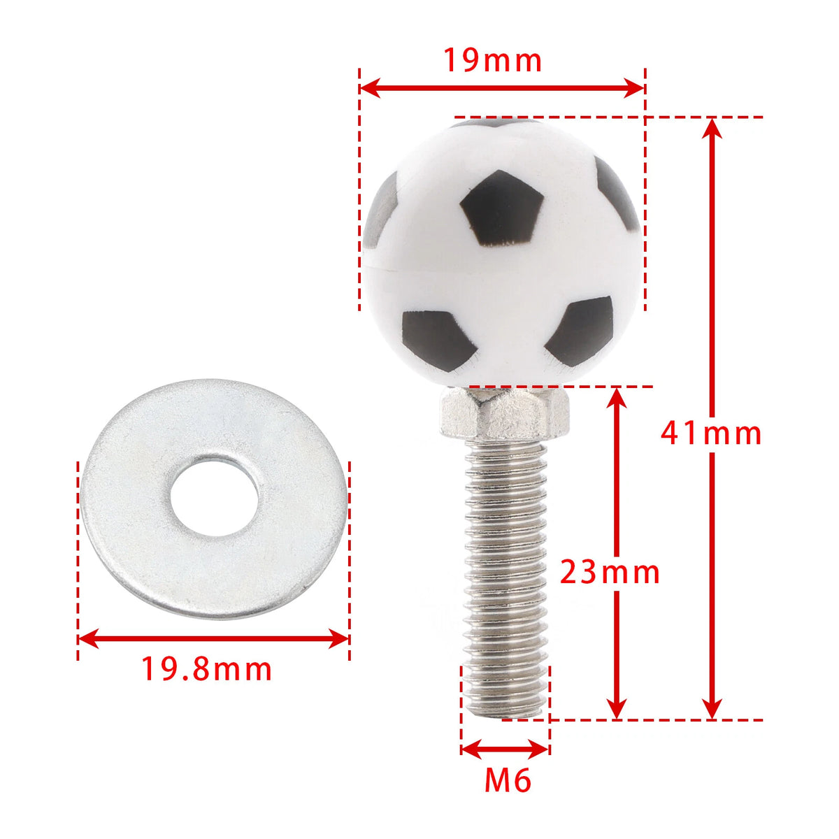 4PCS Custom License Plate Screws for Motorcycle, Bike, Trike