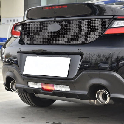 Carbon Fiber Rear Trunk Tailgate Panel Cover for Toyota GR86/Subaru BRZ 2022+