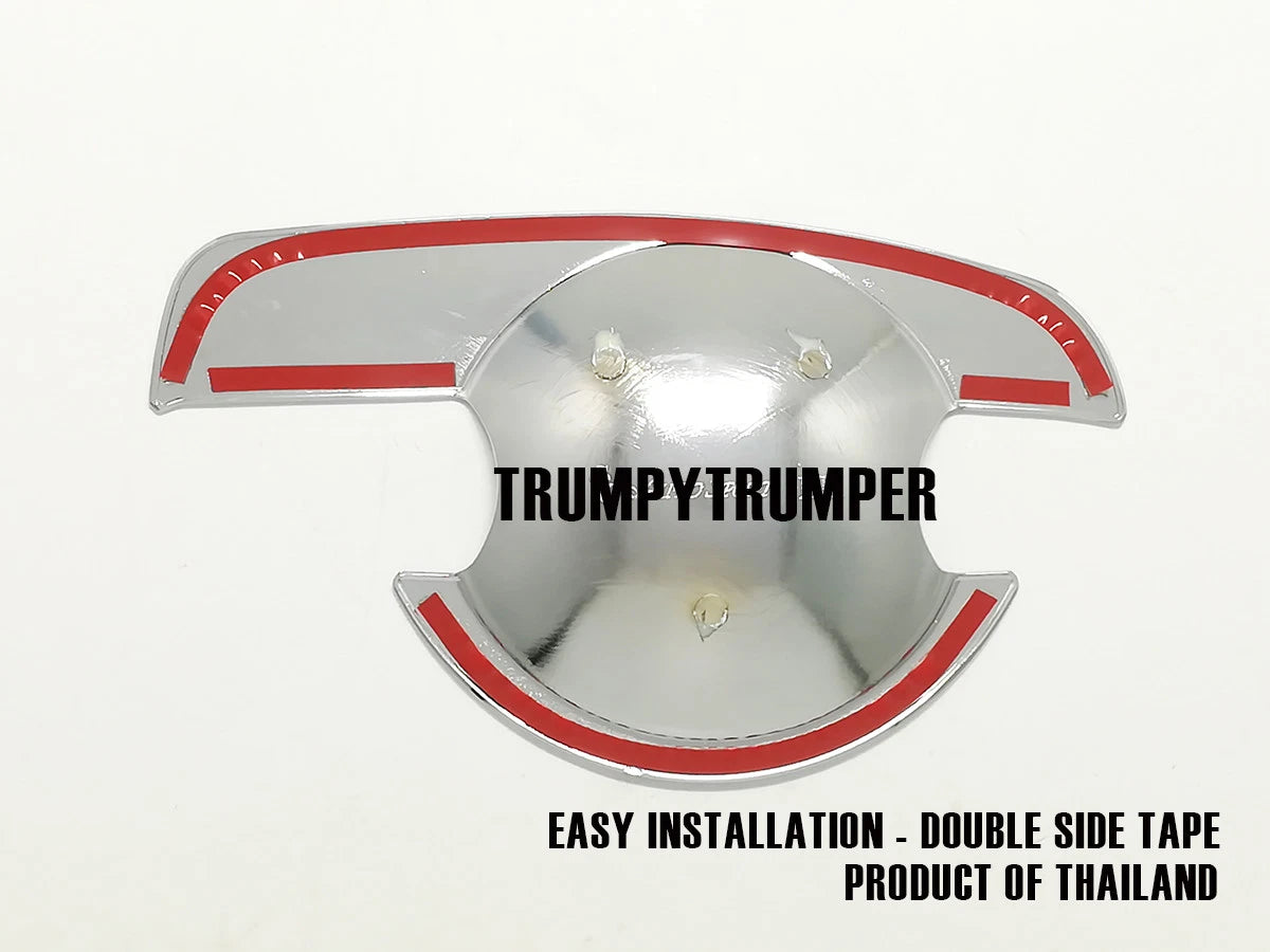 Chrome Door Handle Cover Insert Bowl Trim for Nissan Navara D40 (2005-2015)