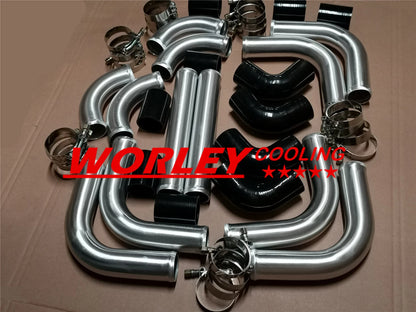 2" Universal Aluminum Intercooler Turbo Piping for NJ