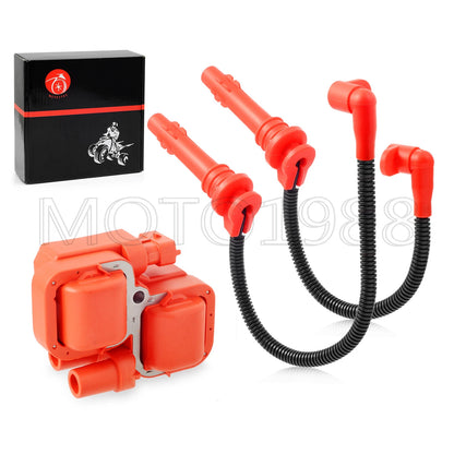 Ignition Coil with Wire & Cap for Polaris RZR XP 4 S 900/1000/RS1 Turbo 2014-2023
