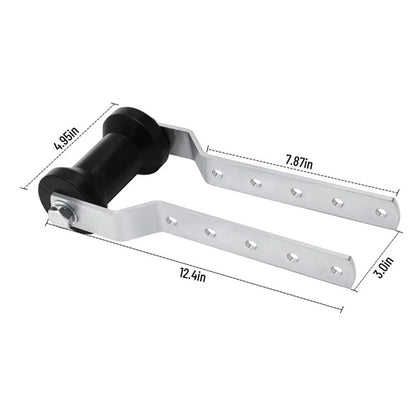Adjustable 5 Inch Rubber Keel Roller for 3 Inch Wide Boat Trailer