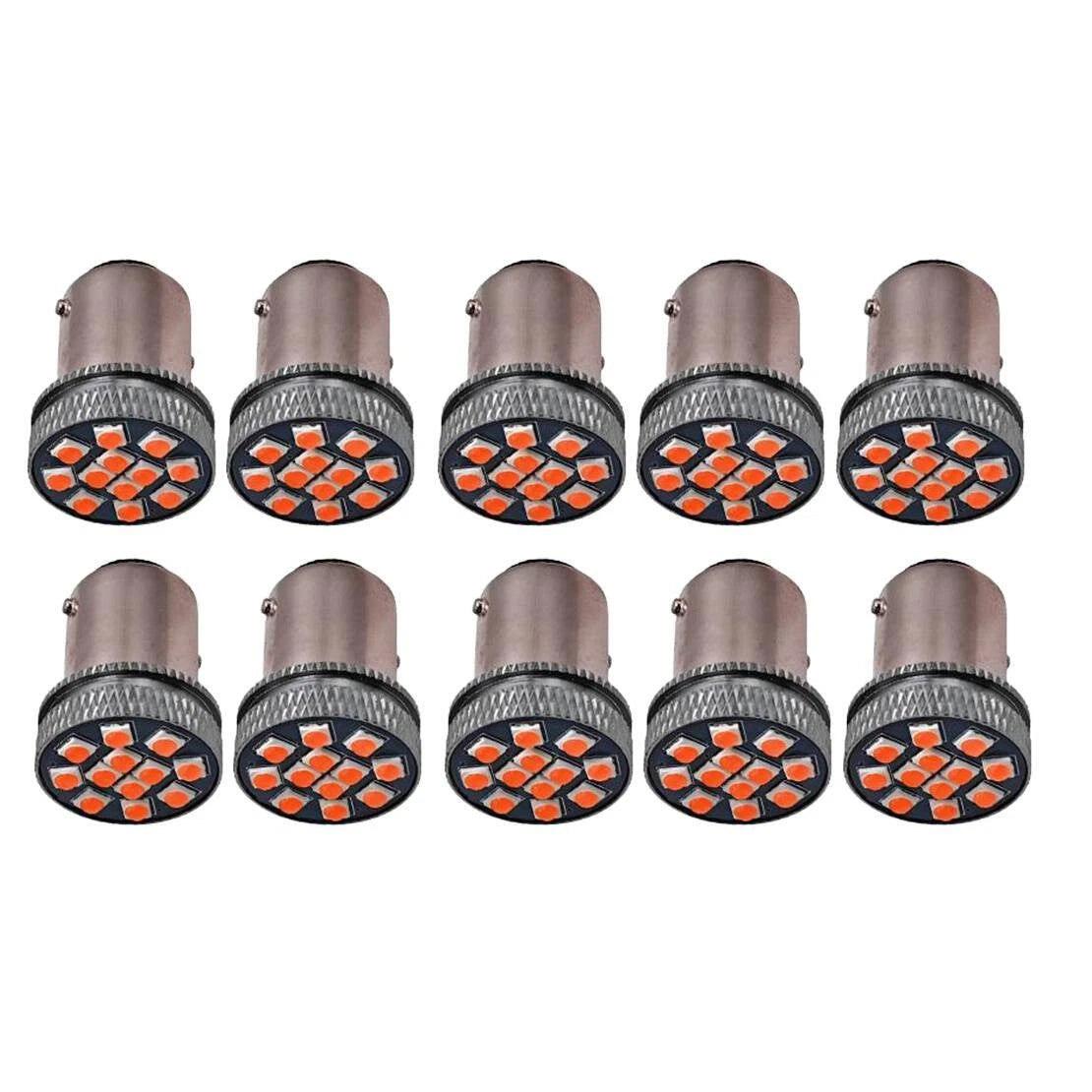 10 x 1156 Red LED Brake Stop Tail Light Bulbs for Car