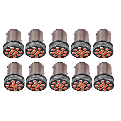 10 x 1156 Red LED Brake Stop Tail Light Bulbs for Car