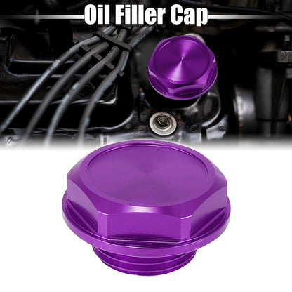 Purple Aluminum Alloy Gas Engine Oil Filler Cap Cover for Toyota RAV4