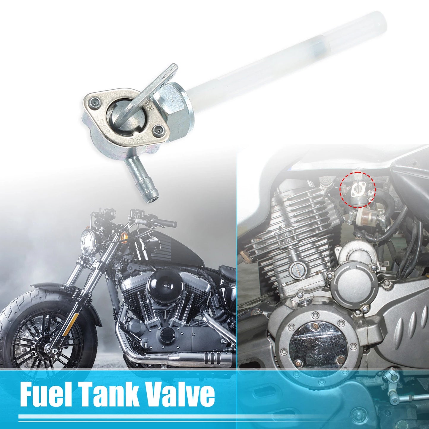 Fuel Valve Petcock for Honda ATC200 Gas Tank Switch (1981-1983)