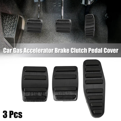 3 Pcs Gas Brake Clutch Pedal Covers for Suzuki Jimny (2018-2023)