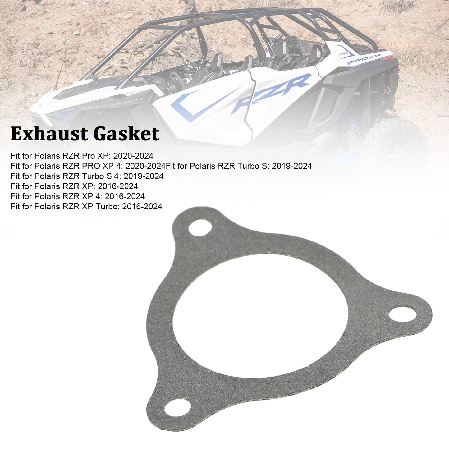 Upgraded Exhaust Gasket for Polaris RZR Turbo XP PRO (2016-2023)