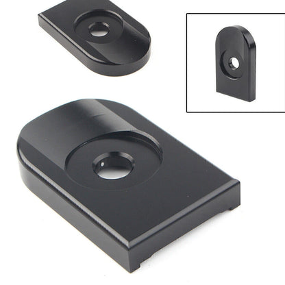 Harley Davidson Black Motorcycle Rear Seat Bolt Tab Cover Spacer Pad