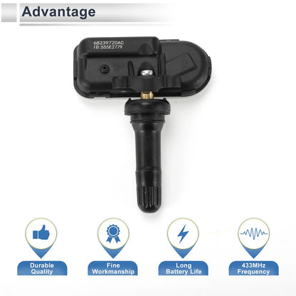 Tire Pressure Sensor for Ram 1500 2500 3500 (2014-2018) 1 x 433MHz Sensor
