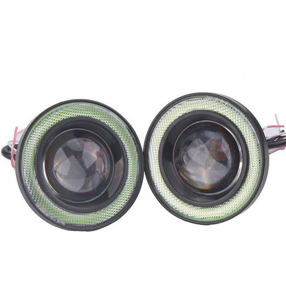 3.5" COB LED Fog Light Projector for Car - Ice Blue Angel Eyes Halo Ring (2010-2023)