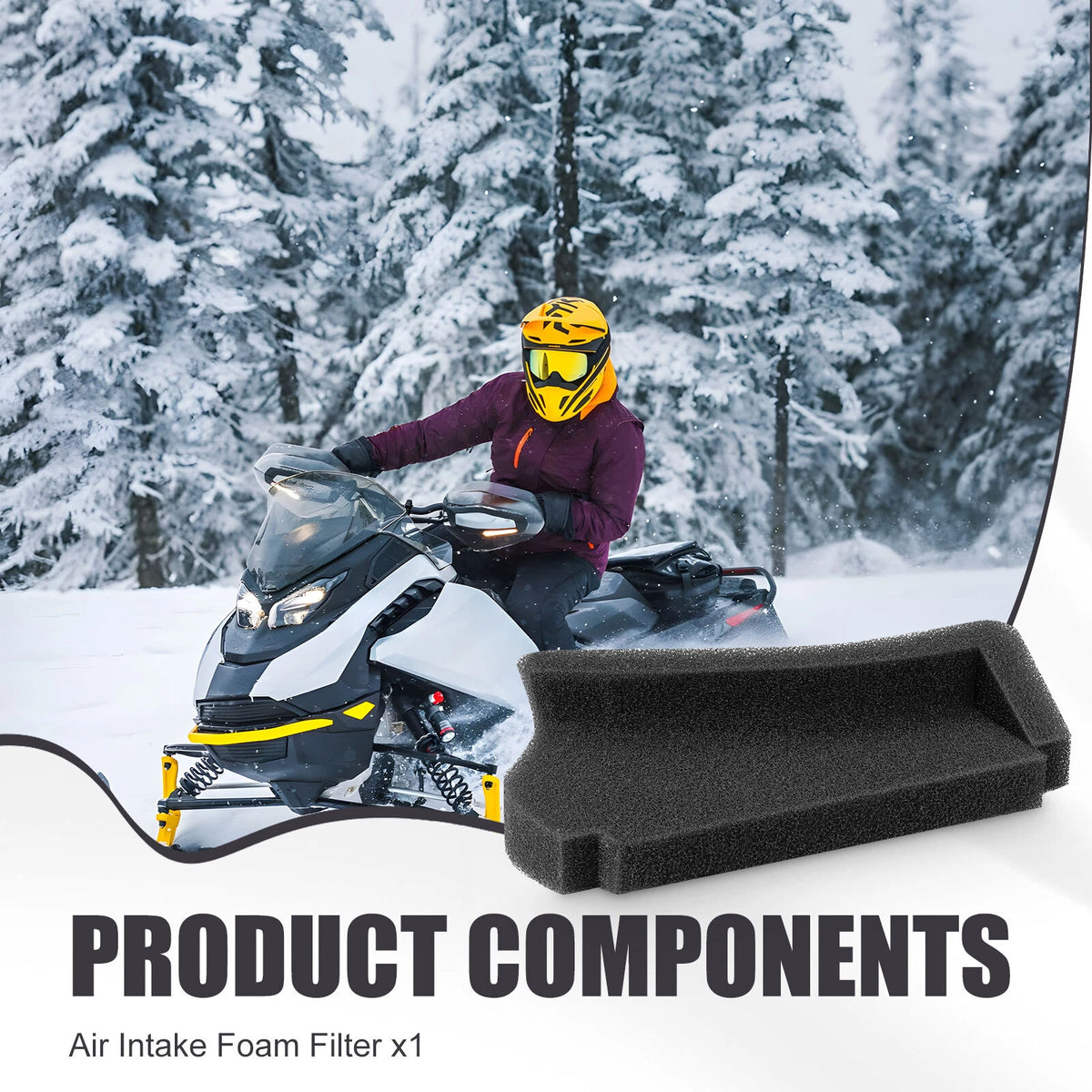 Air Intake Foam Filter for Ski-Doo Grand Touring 500 (1997–1999)