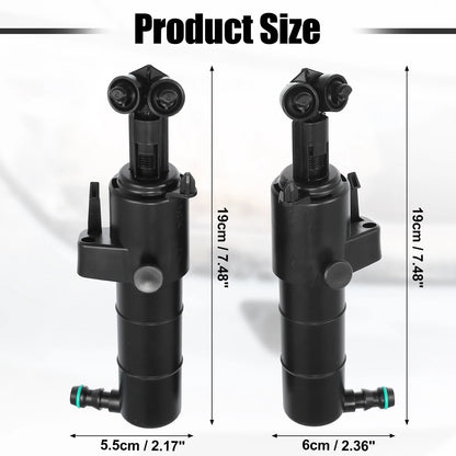 Front Left Right Headlight Washer Nozzles for Mercedes-Benz E350 E550 E63 AMG