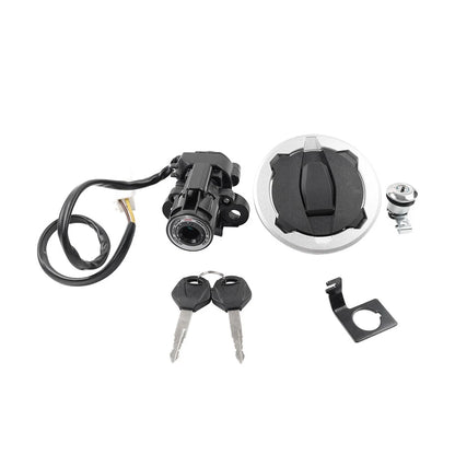 Ignition Switch Lock Fuel Gas Cap Key Set for Kawasaki Z800 Z900 Z900RS (17-23)
