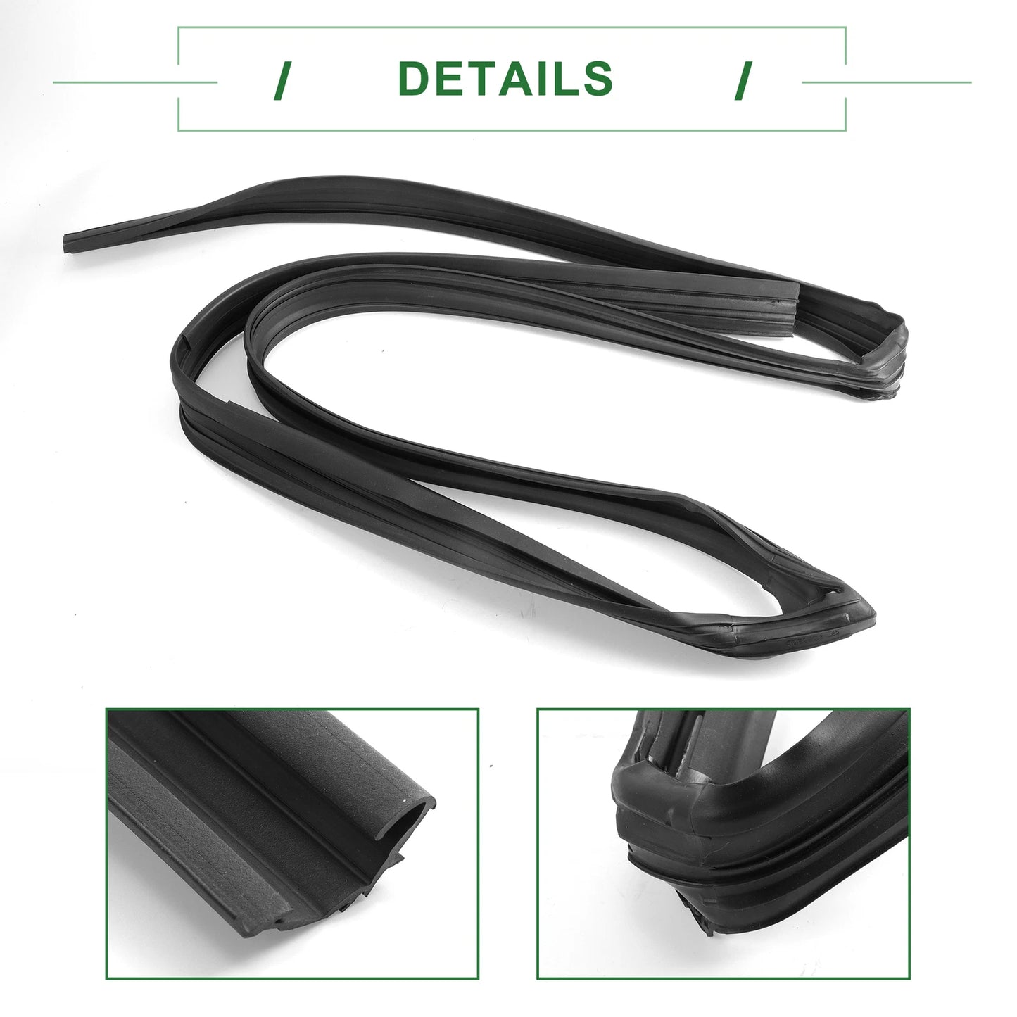 Front Left Door Window Seal Strip for Honda Accord (2018-2023)