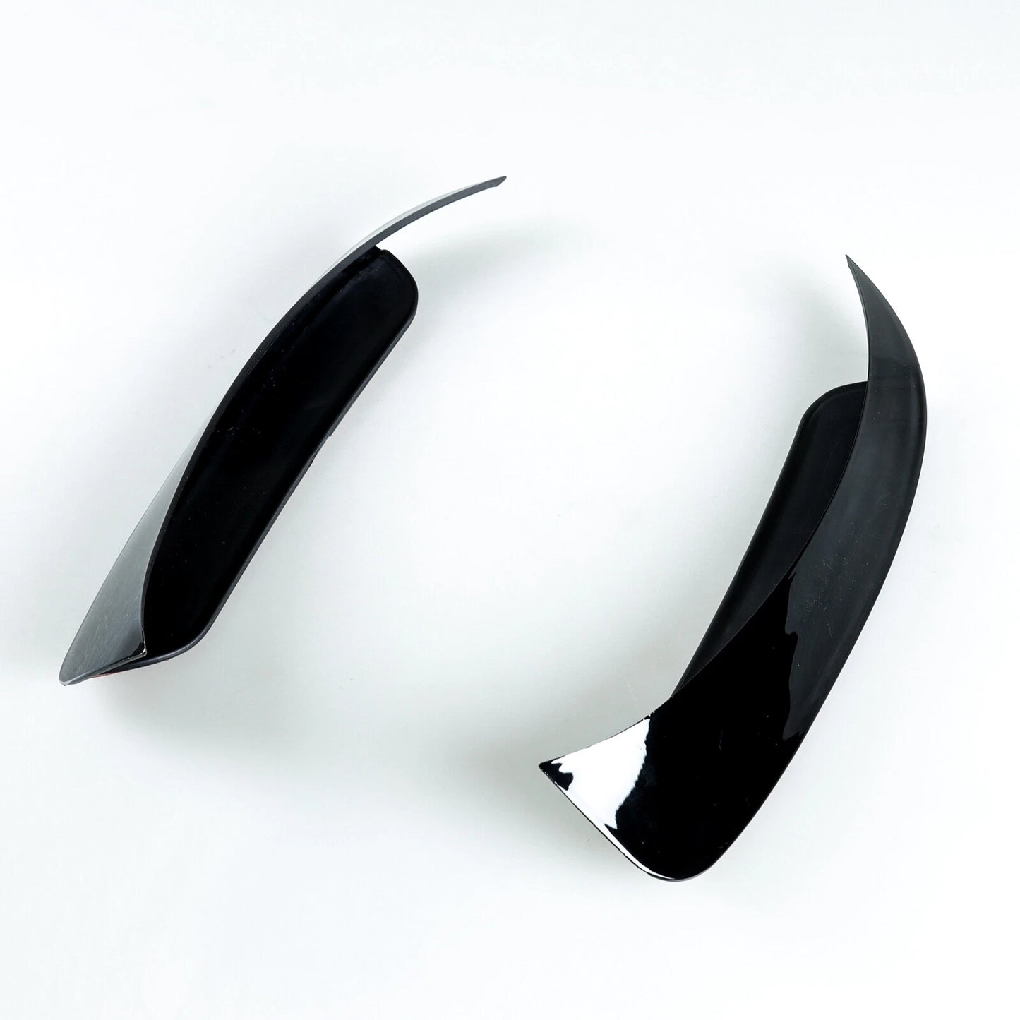 2 x Black  Rear Bumper Flap Spoilers for Mercedes Benz X156 (2014-2019)