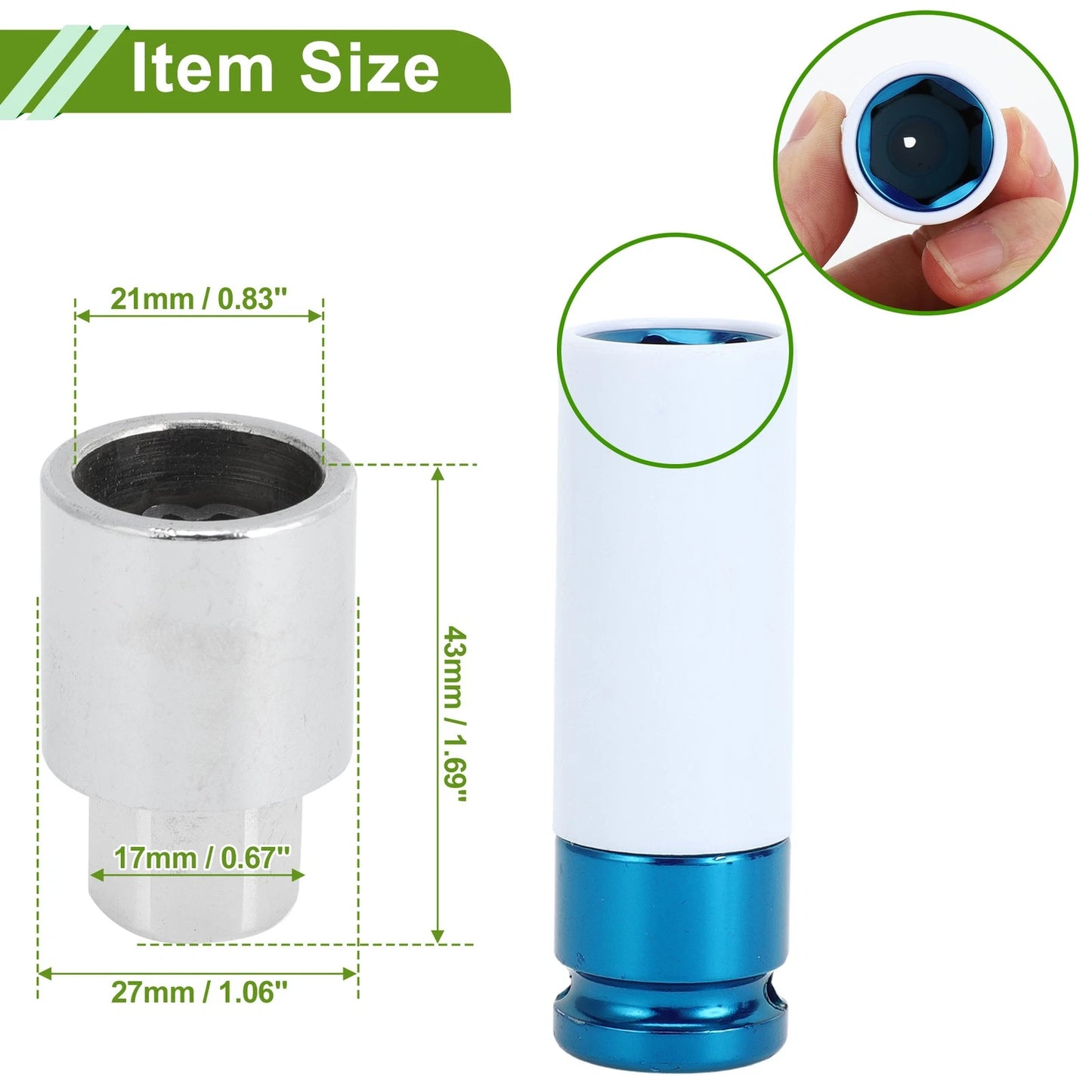 Wheel Lock Lug Nut Anti-theft Key for Toyota