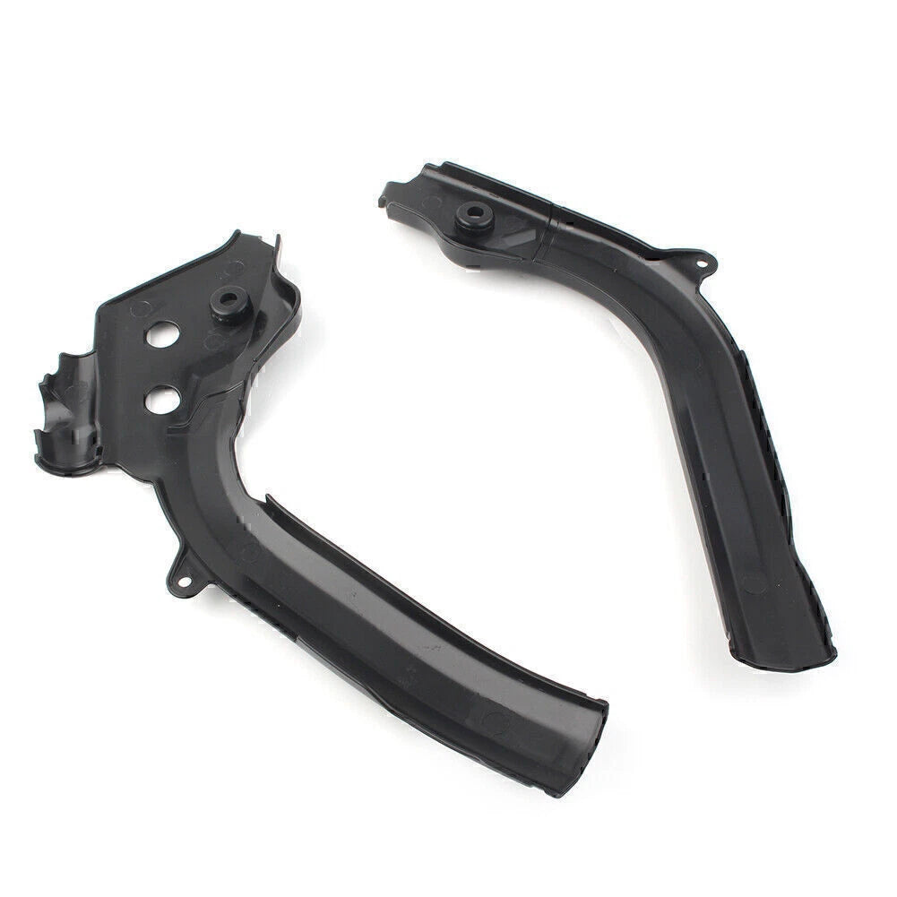 Black Plastic Frame Guards for KTM SX SXF EXC 125 250 350 450 (2016-2018)