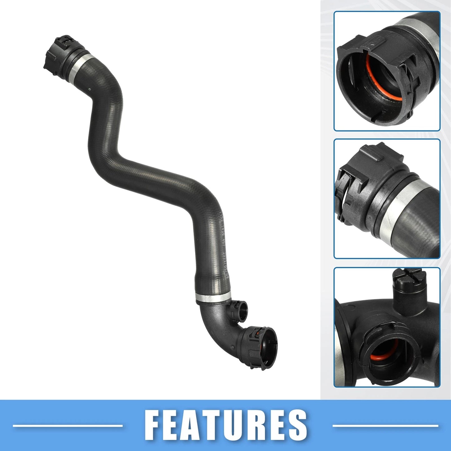 Radiator Coolant Hose for BMW 316Ci 2000-2005 Rubber