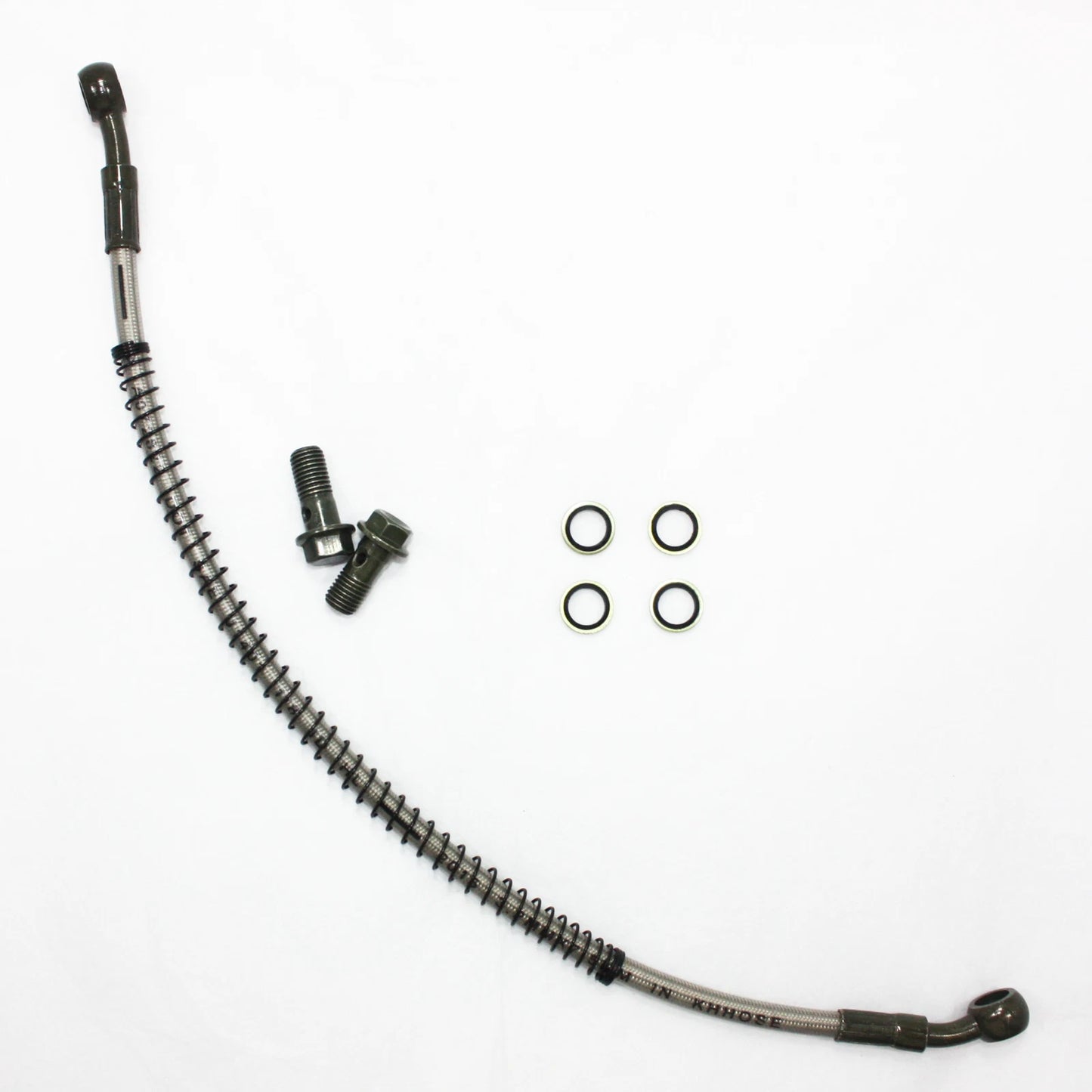 10mm Banjo 405mm Oil Cooler Brake Hose Line for PIT PRO Quad Dirt Bike ATV