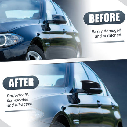 Rearview Mirror Cover Cap Gloss Black for BMW F10 F18 550i 650i 740Li