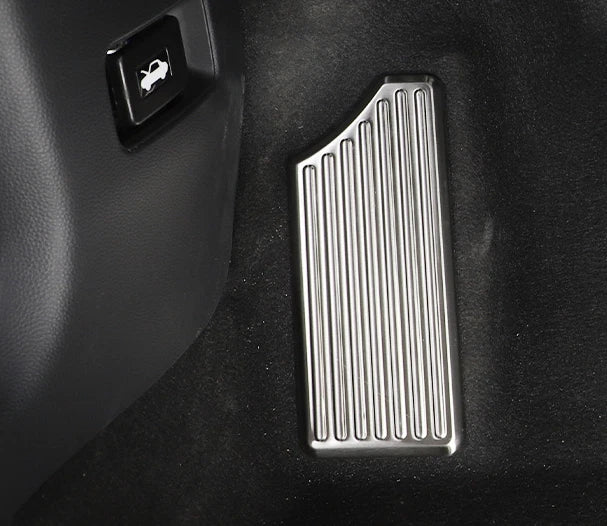 Foot Rest Pedal Plate Cover Trim for 2022-2023 Honda Civic Silver Steel