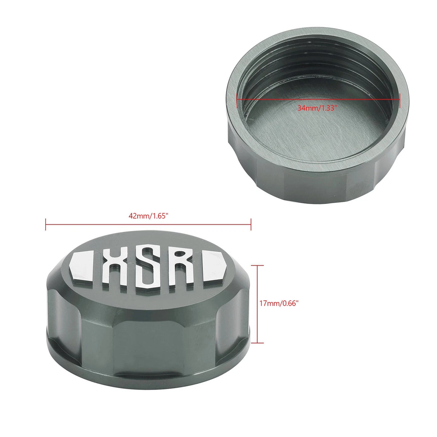 CNC Brake Fluid Reservoir Cover for Yamaha XSR 155 700 900 (2016-2023)