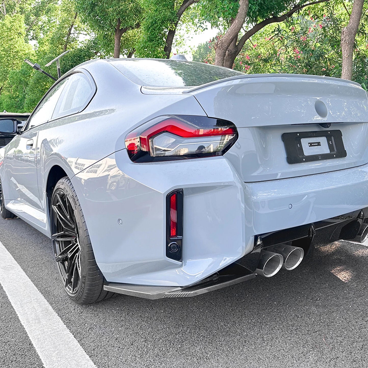 Rear Side Spoiler Air Vent Covers for BMW 2 Series M2 G87 (2023-2025)