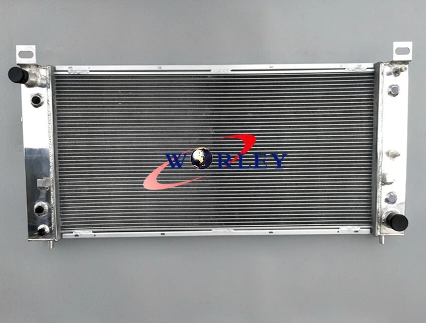 Aluminum Radiator & Fan for Chevrolet Silverado 1500 2500 3500 (2007-2013)
