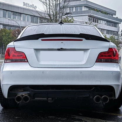 M4 Style Carbon Fiber Rear Trunk Spoiler for BMW E82 1 Series Coupe (2007-2013)
