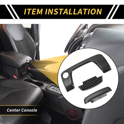 Center Console Armrest Switch Button Cover for Jeep Wrangler JL JLU (2018-2024)
