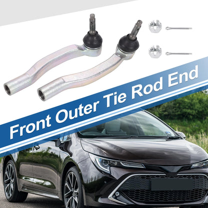 2 x Front Outer Tie Rod Ends for Toyota Sienna (2011-2019)